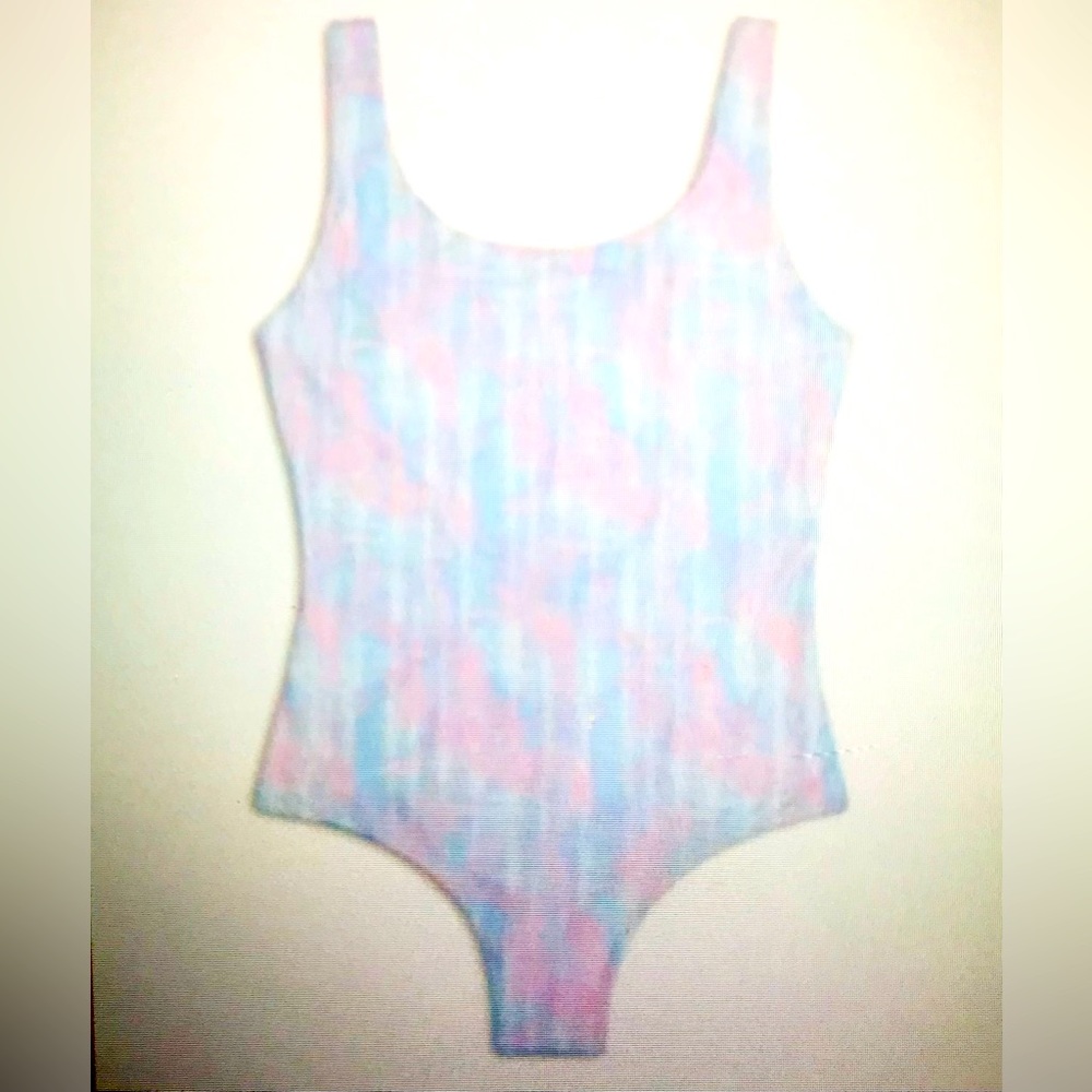 NWT Armani Exchange Stampa Tie Dye One Piece Swimsuit